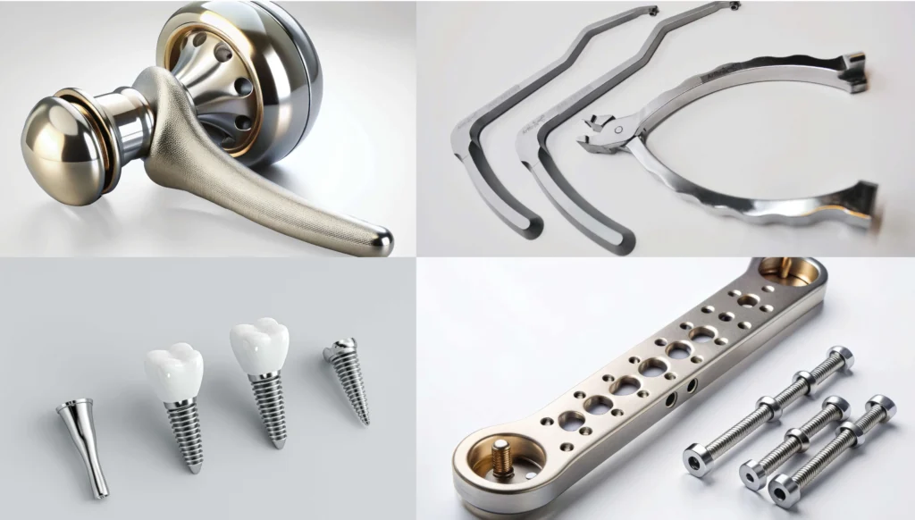 Swiss machined components