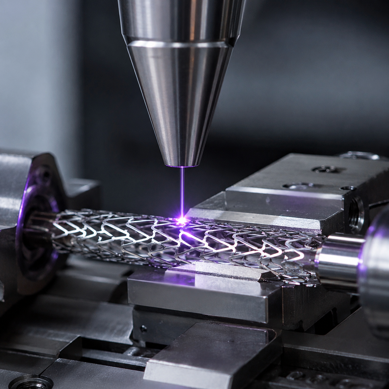 Laser welding process for precision metal components